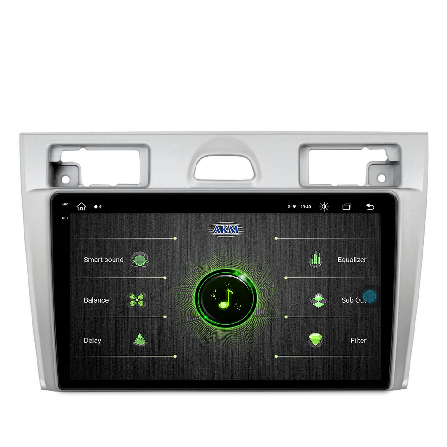 Navigatie Ford Fiesta (2002-2008), Android, X-Octacore / 8GB RAM + 256GB ROM, 9.5 Inch - AD-BGX9008+AD-BGRKIT143
