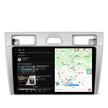 Navigatie Ford Fiesta (2002-2008), Android, X-Octacore / 8GB RAM + 256GB ROM, 9.5 Inch - AD-BGX9008+AD-BGRKIT143