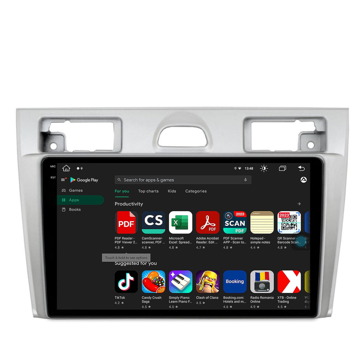 Navigatie Ford Fiesta (2002-2008), Android, X-Octacore / 8GB RAM + 256GB ROM, 9.5 Inch - AD-BGX9008+AD-BGRKIT143