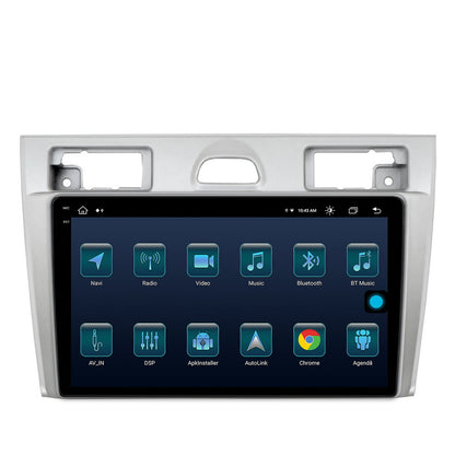 Navigatie Ford Fiesta (2002-2008), Android, X-Octacore / 8GB RAM + 256GB ROM, 9.5 Inch - AD-BGX9008+AD-BGRKIT143