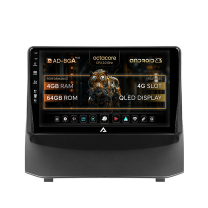 Navigatie Ford Fiesta (2009-2012), Android, A-Octacore / 4GB RAM + 64GB ROM, 9 Inch - AD-BGA9004+AD-BGRKIT131-0912