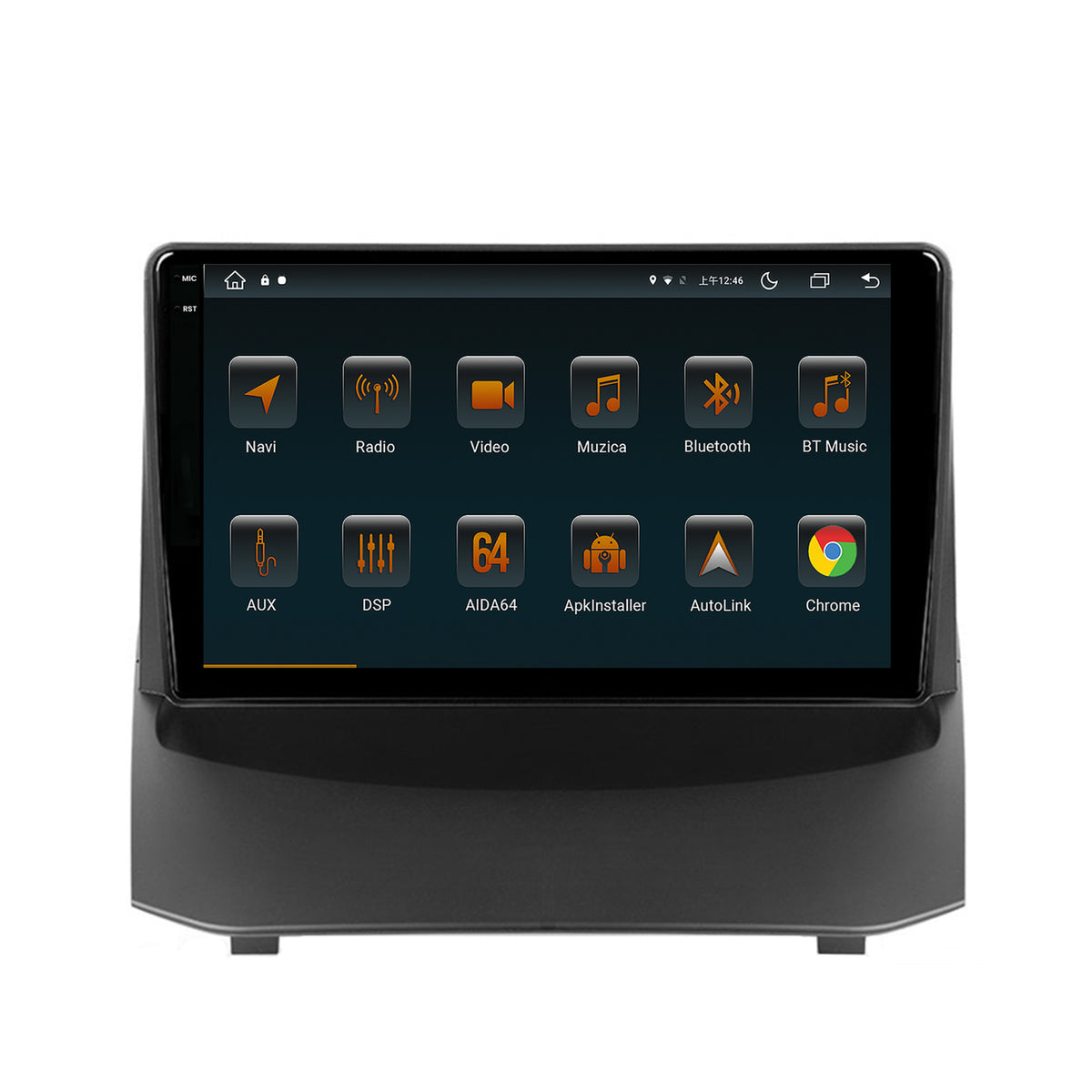 Navigatie Ford Fiesta (2009-2012), Android, V-Octacore / 4GB RAM + 64GB ROM, 9.5 Inch - AD-BGV9004+AD-BGRKIT131-0912