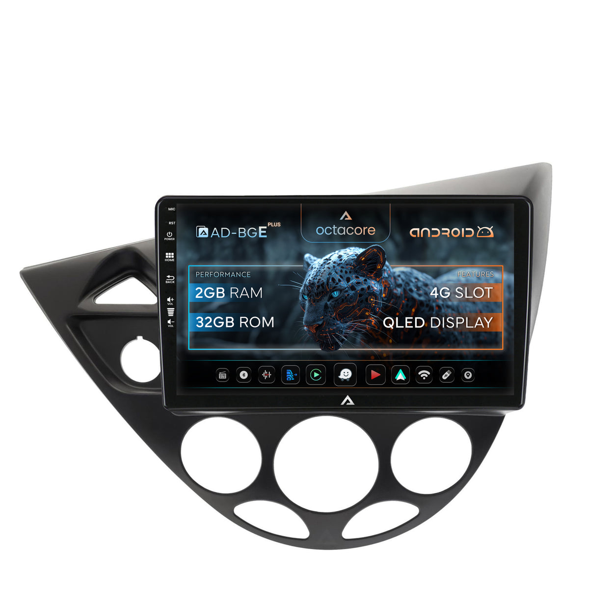 Navigatie Ford Focus 1 (1998-2004), Android, E-Octacore / 2GB RAM + 32GB ROM, 9 Inch - AD-BGE9002+AD-BGRKIT112V2