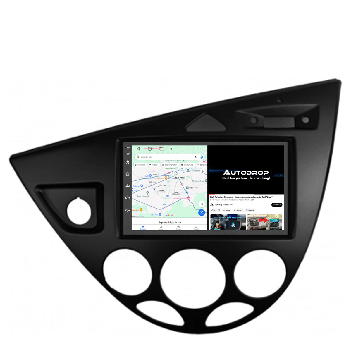 Navigatie Ford Focus 1 (1998-2004), Android, P-Octacore / 2GB RAM + 32GB ROM, 7 Inch - AD-BGP1002+AD-BGRFR036