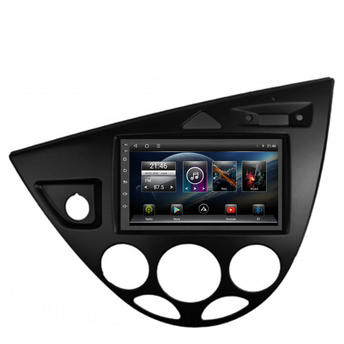 Navigatie Ford Focus 1 (1998-2004), Android, P-Octacore / 2GB RAM + 32GB ROM, 7 Inch - AD-BGP1002+AD-BGRFR036