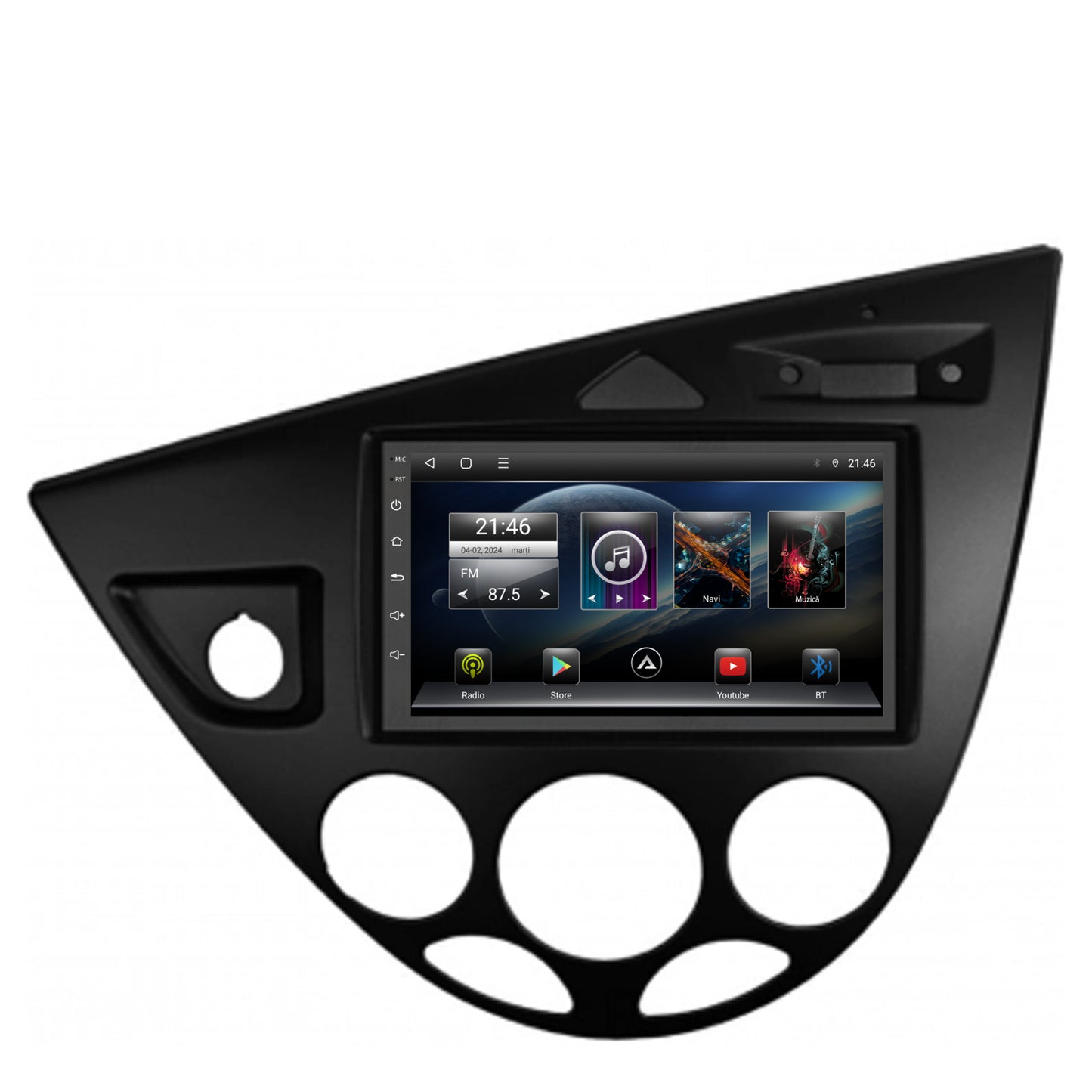 Navigatie Ford Focus 1 (1998-2004), Android, P-Octacore / 2GB RAM + 32GB ROM, 7 Inch - AD-BGP1002+AD-BGRFR036