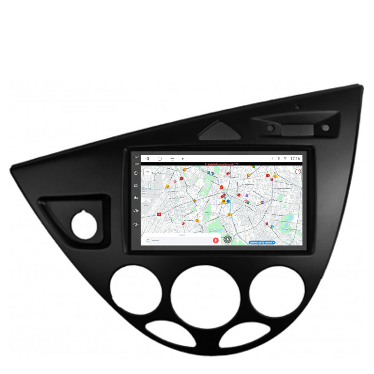 Navigatie Ford Focus 1 (1998-2004), Android, P-Octacore / 2GB RAM + 32GB ROM, 7 Inch - AD-BGP1002+AD-BGRFR036