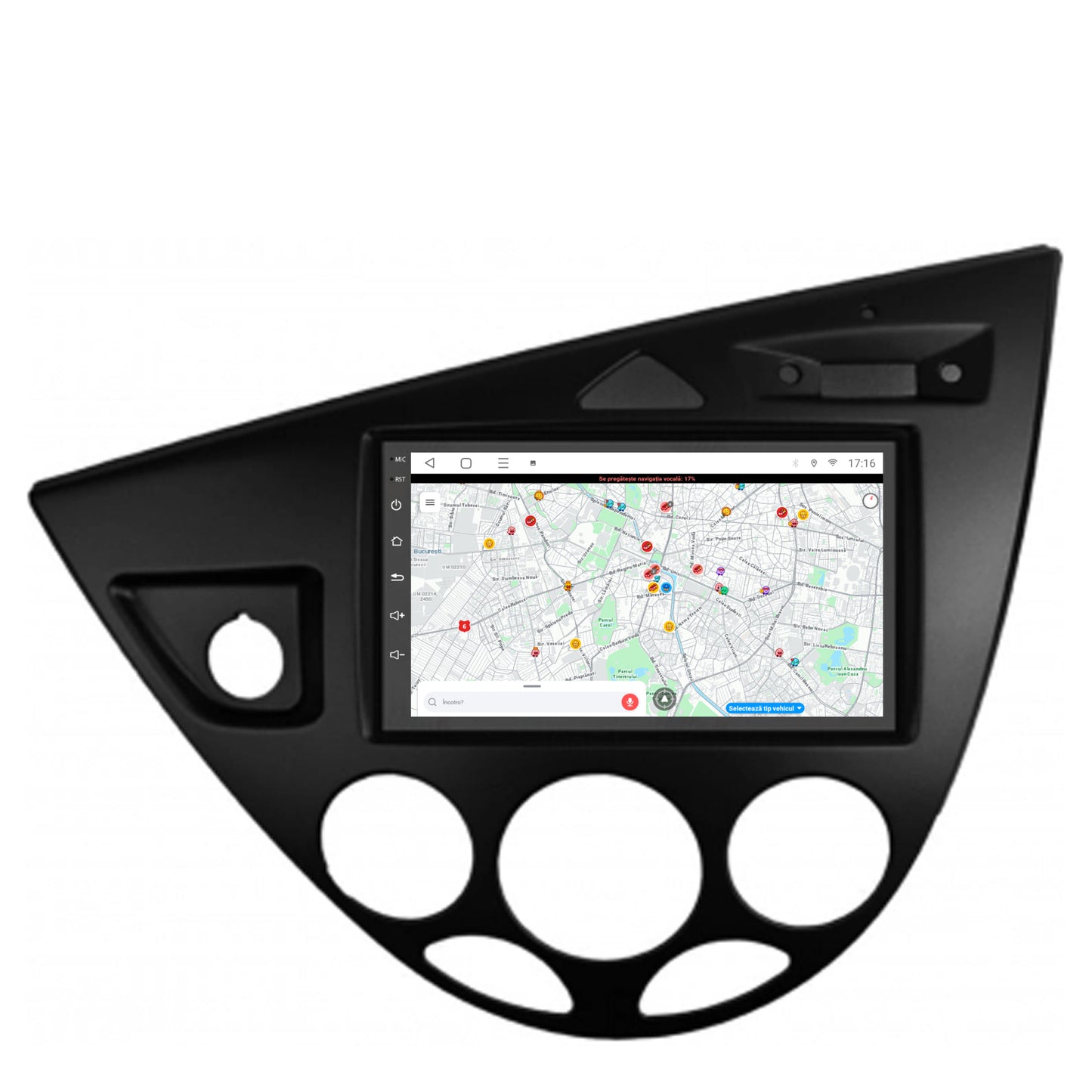 Navigatie Ford Focus 1 (1998-2004), Android, P-Octacore / 2GB RAM + 32GB ROM, 7 Inch - AD-BGP1002+AD-BGRFR036