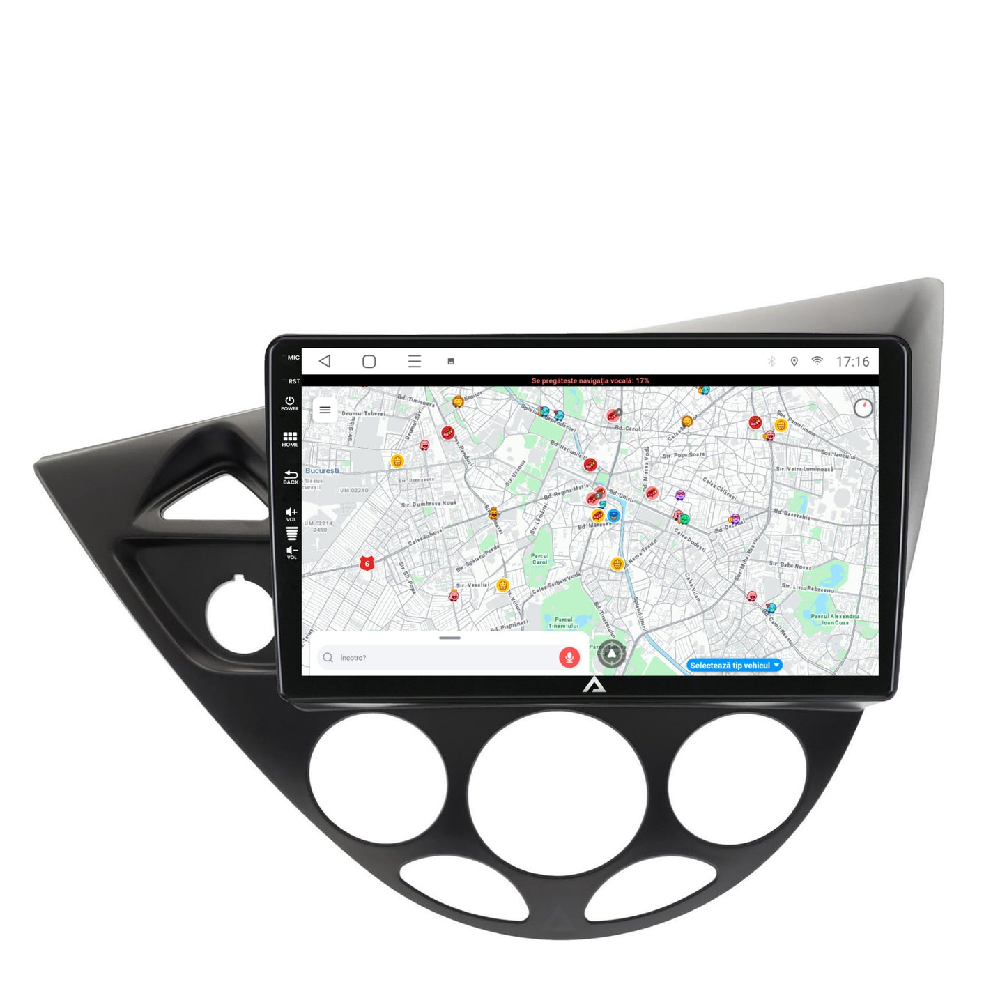 Navigatie Ford Focus 1 (1998-2004), Android, P-Octacore / 2GB RAM + 32GB ROM, 9 Inch - AD-BGP9002+AD-BGRKIT112V2