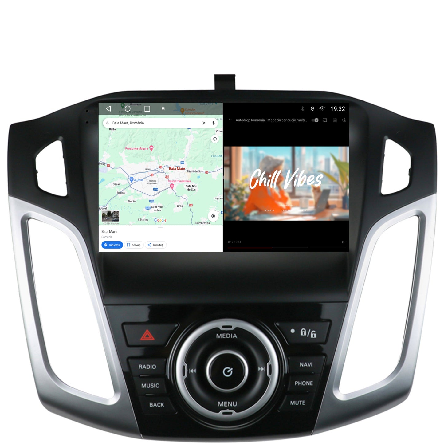 Navigatie Ford Focus 3 (2011-2019), Android, A-Octacore / 4GB RAM + 64GB ROM, 9 Inch - AD-BGA9004+AD-BGRKIT144