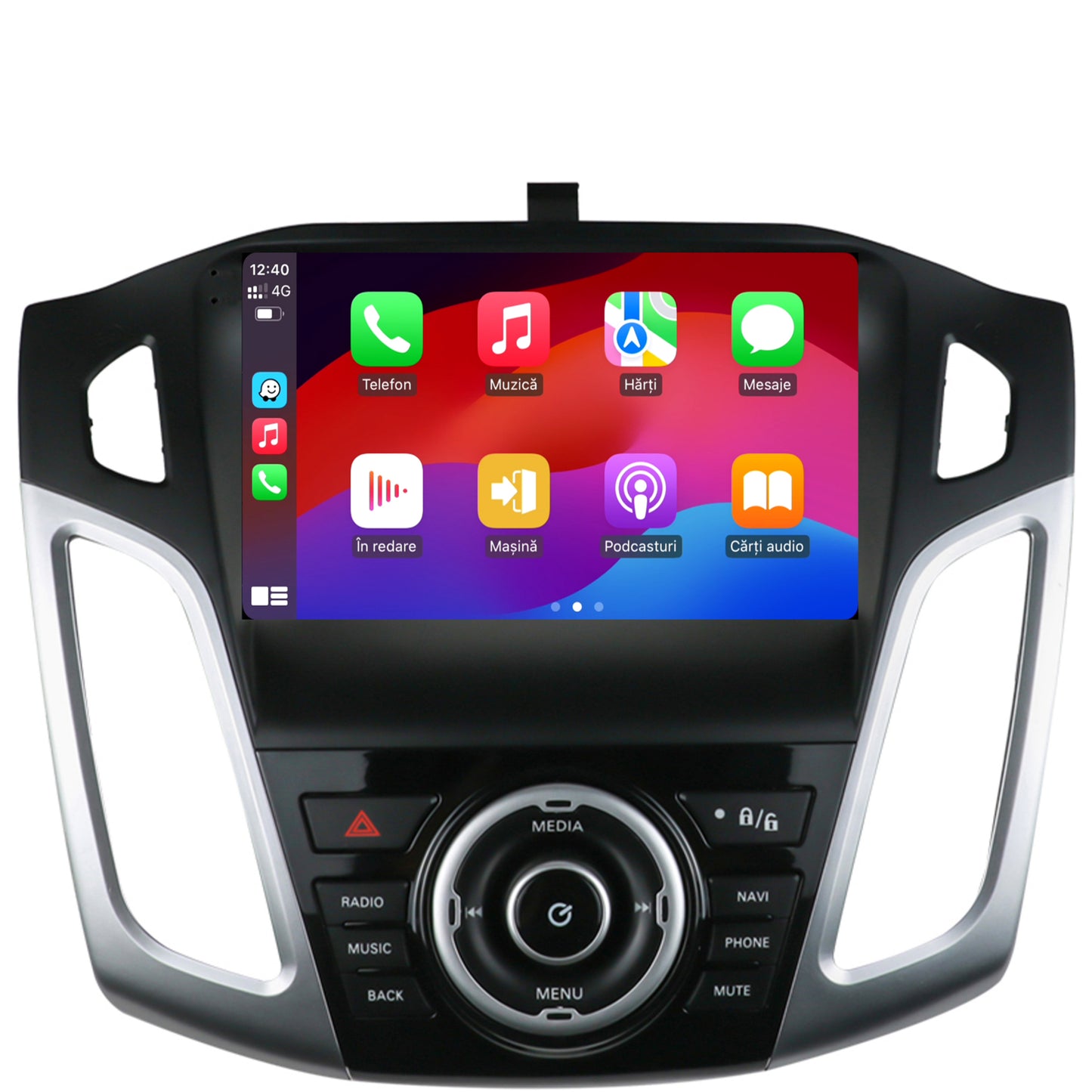 Navigatie Ford Focus 3 (2011-2019), Android, P-Octacore / 2GB RAM + 32GB ROM, 9 Inch - AD-BGP9002+AD-BGRKIT144