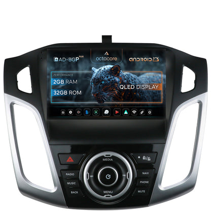 Navigatie Ford Focus 3 (2011-2019), Android, P-Octacore / 2GB RAM + 32GB ROM, 9 Inch - AD-BGP9002+AD-BGRKIT144