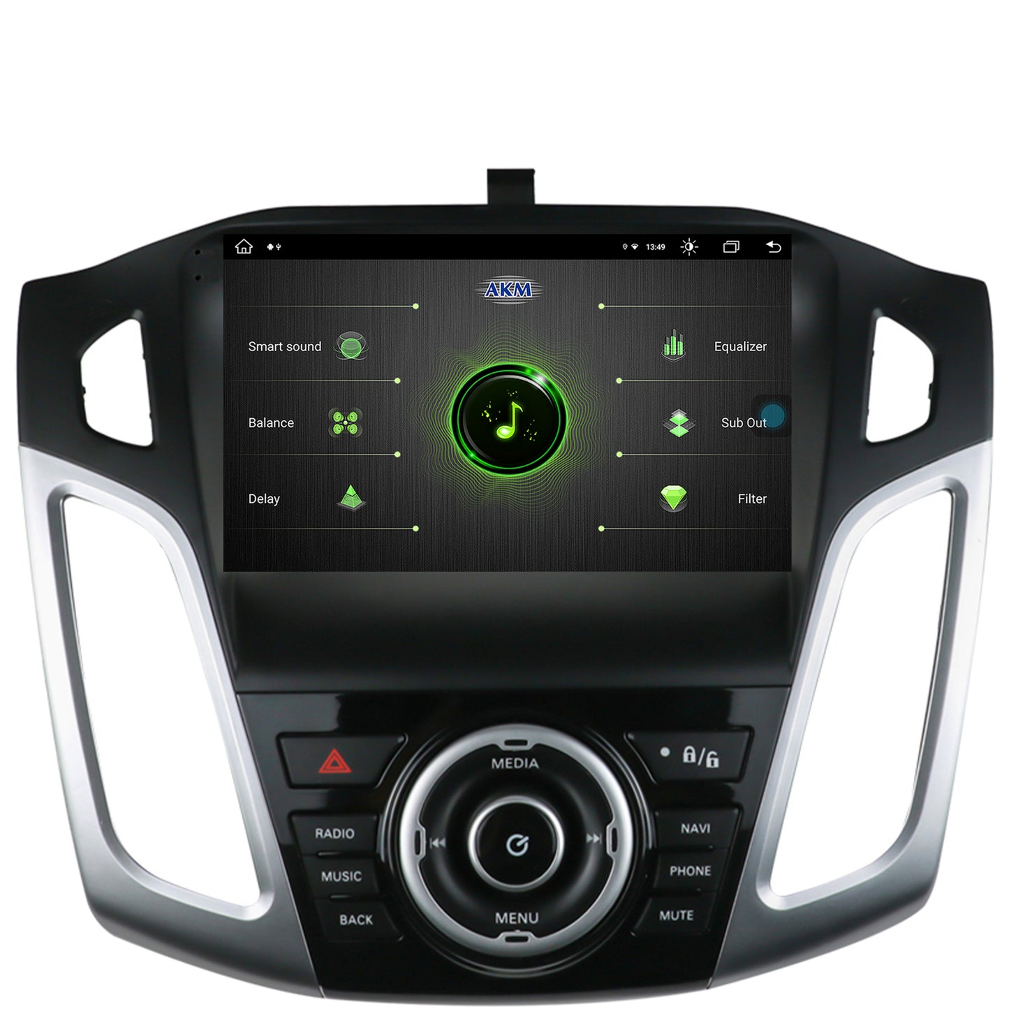 Navigatie Ford Focus 3 (2011-2019), Android, Z-Octacore / 8GB RAM + 256GB ROM, 9 Inch - AD-BGZ9008+AD-BGRKIT144