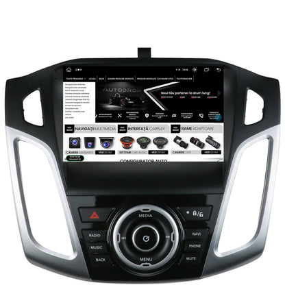 Navigatie Ford Focus 3 (2011-2019), Android, Z-Octacore / 8GB RAM + 256GB ROM, 9 Inch - AD-BGZ9008+AD-BGRKIT144