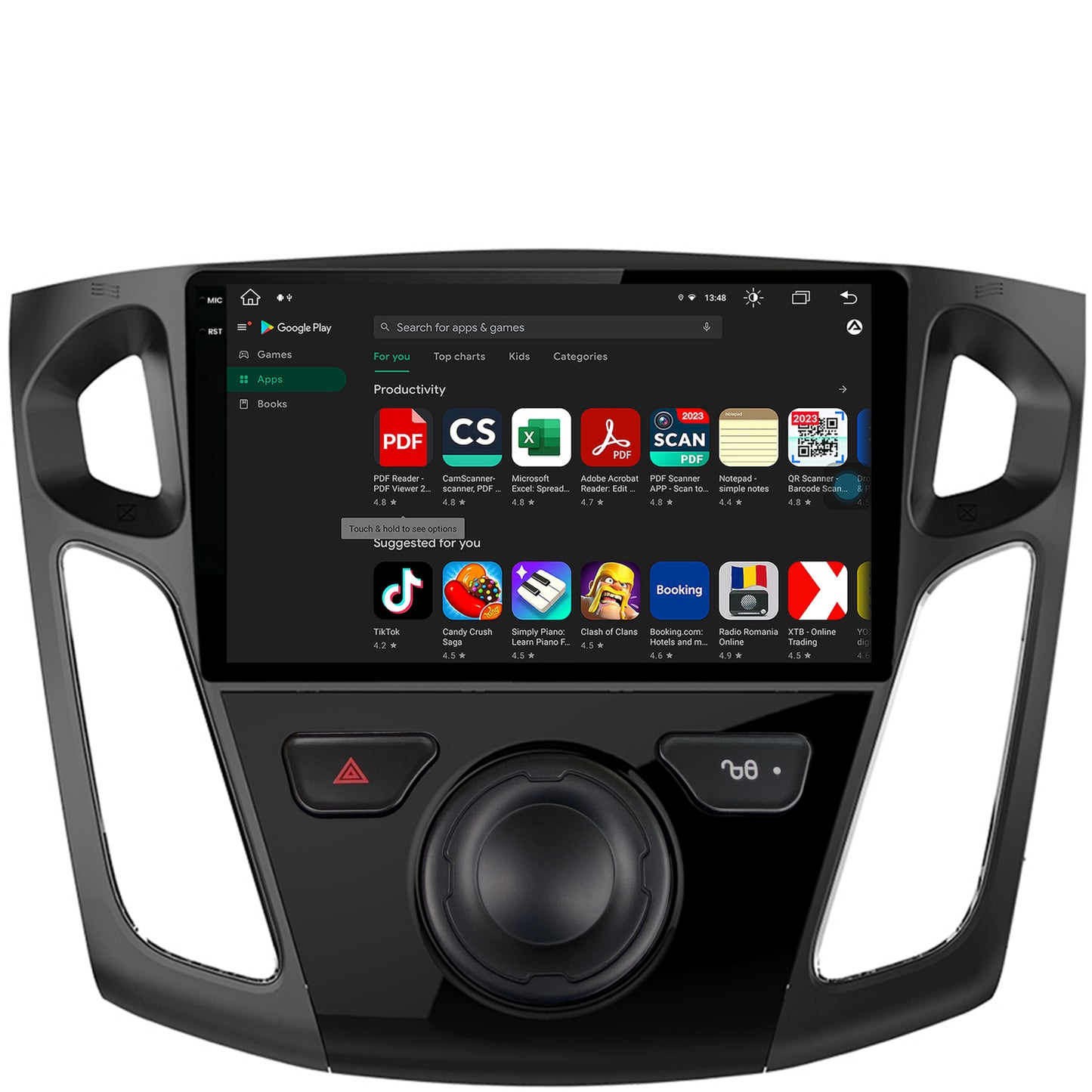 Navigatie Ford Focus 3 (2011-2019), Android, V-Octacore / 4GB RAM + 64GB ROM, 9.5 Inch - AD-BGV9004+AD-BGRKIT115