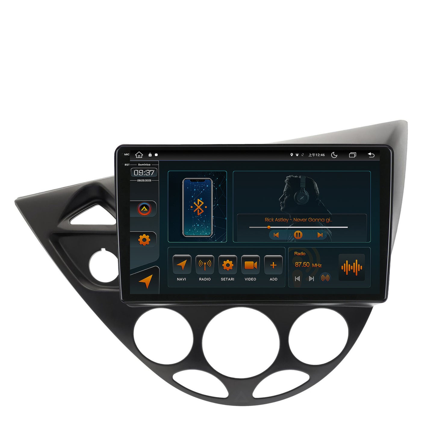 Navigatie Ford Focus 1 (1998-2004), Android, V-Octacore / 4GB RAM + 64GB ROM, 9.5 Inch - AD-BGV9004+AD-BGRKIT112V2