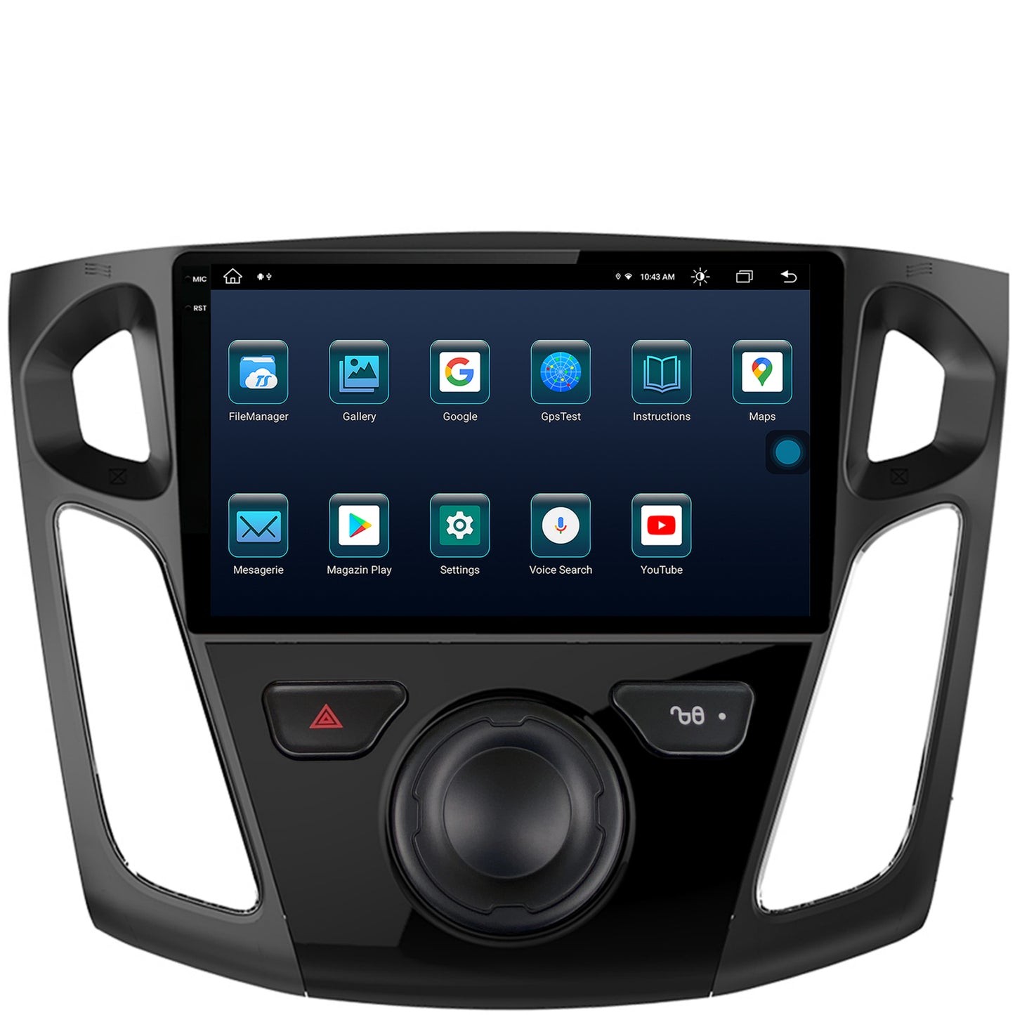 Navigatie Ford Focus 3 (2011-2019), Android, X-Octacore / 8GB RAM + 256GB ROM, 9.5 Inch - AD-BGX9008+AD-BGRKIT115