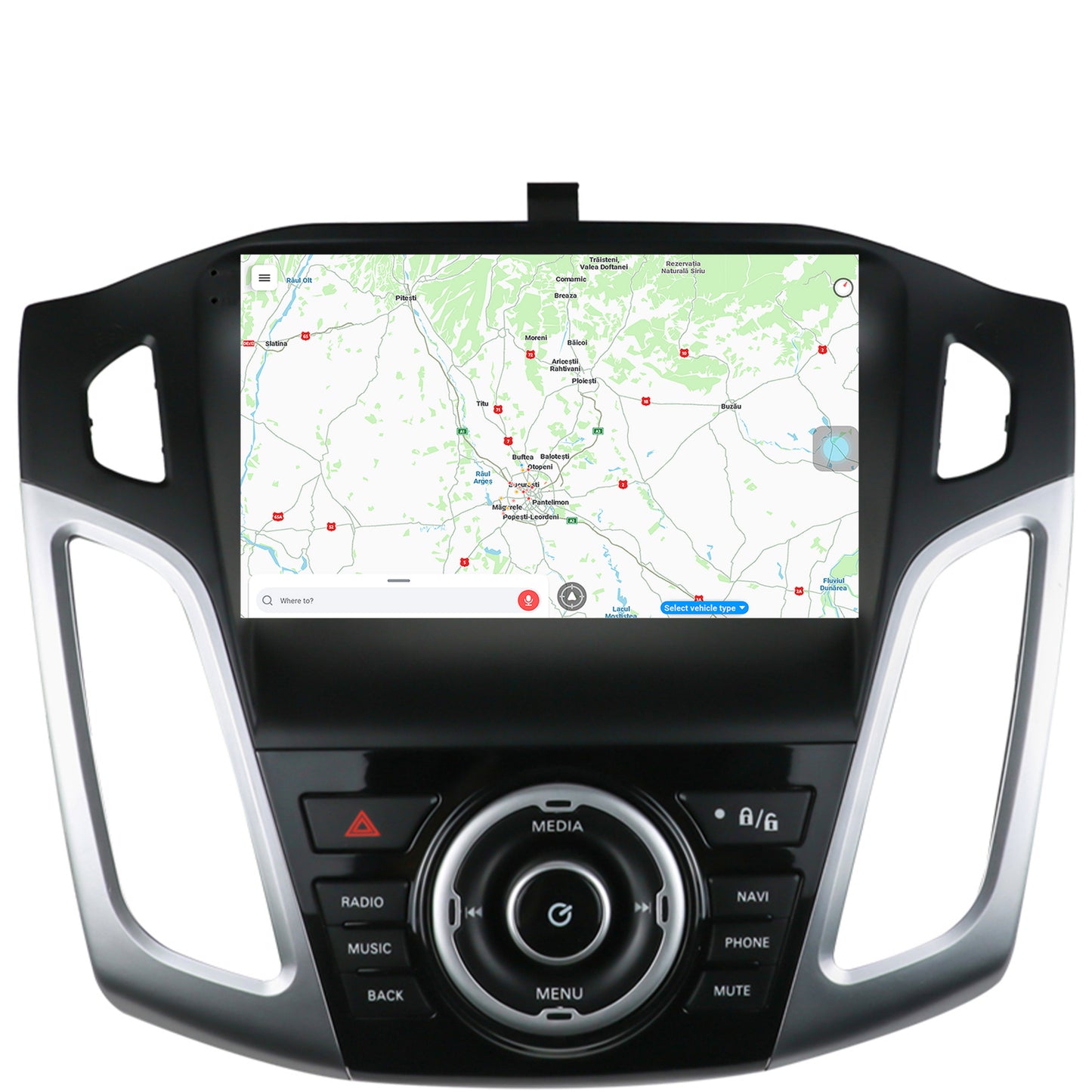 Navigatie Ford Focus 3 (2011-2019), Android, X-Octacore / 8GB RAM + 256GB ROM, 9.5 Inch - AD-BGX9008+AD-BGRKIT144