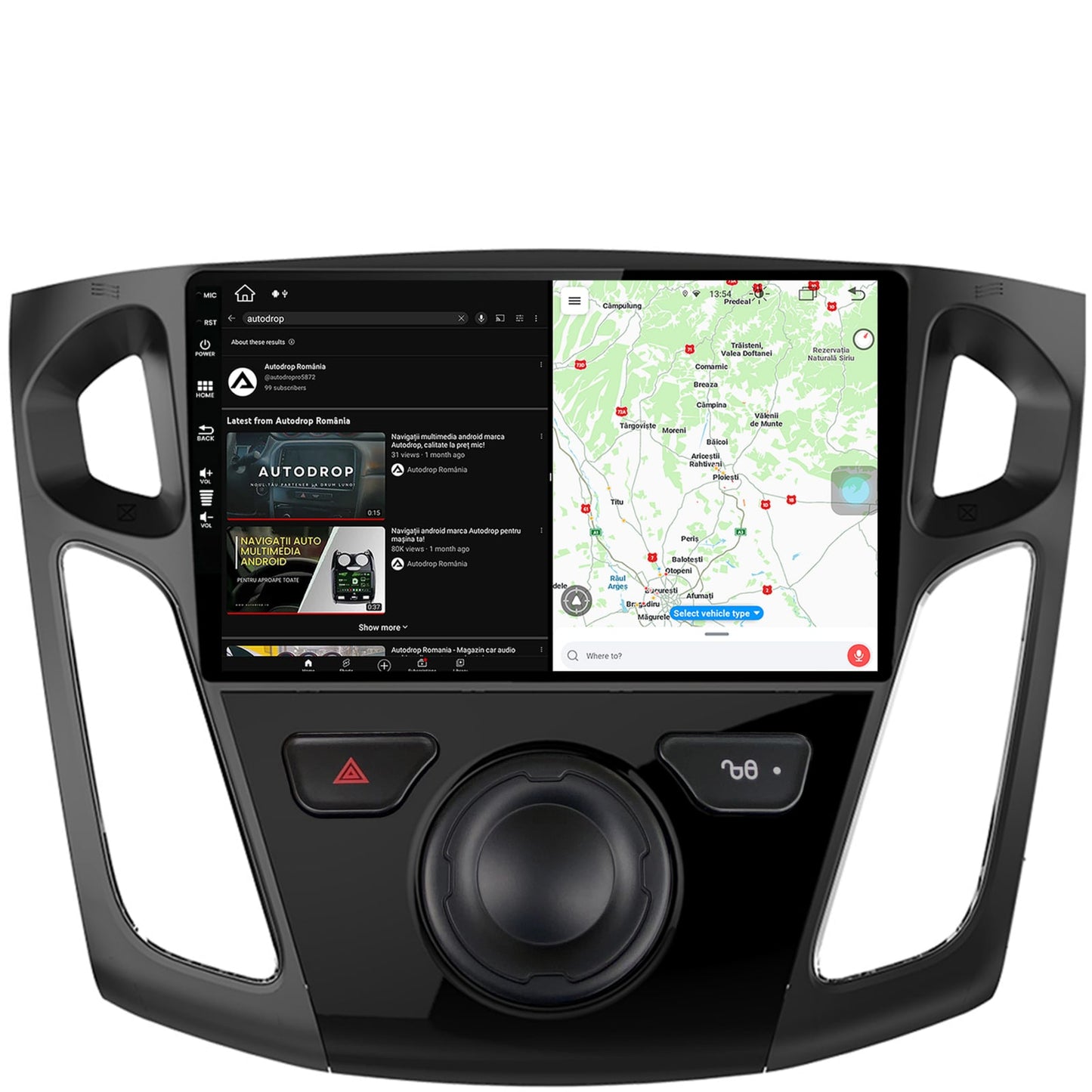 Navigatie Ford Focus 3 (2011-2019), Android, Z-Octacore / 8GB RAM + 256GB ROM, 9 Inch - AD-BGZ9008+AD-BGRKIT115