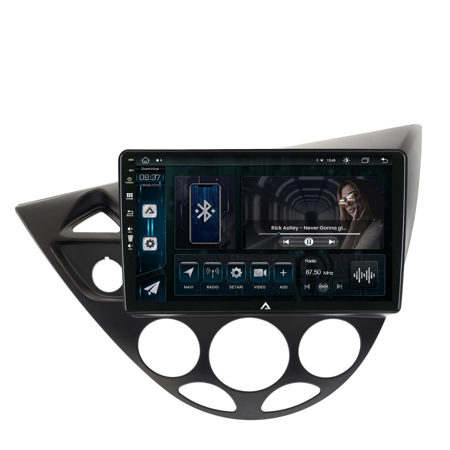Navigatie Ford Focus 1 (1998-2004), Android, Z-Octacore / 8GB RAM + 256GB ROM, 9 Inch - AD-BGZ9008+AD-BGRKIT112V2