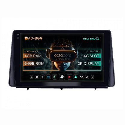 Navigatie Ford Focus Ford Focus MK4 (2019+), Android, V-Octacore / 4GB RAM + 64GB ROM,10.36 Inch - AD-BGV10004+AD-BGRKIT158