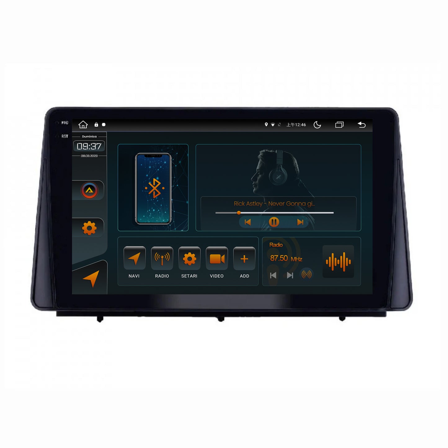 Navigatie Ford Focus Ford Focus MK4 (2019+), Android, V-Octacore / 4GB RAM + 64GB ROM,10.36 Inch - AD-BGV10004+AD-BGRKIT158