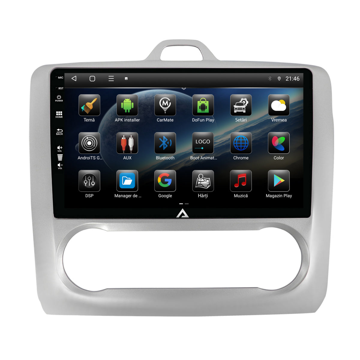 Navigatie Ford Focus MK2 (2004-2011), Clima Automata, Android, E-Octacore / 2GB RAM + 32GB ROM, 9 Inch - AD-BGE9002+AD-BGRKIT117