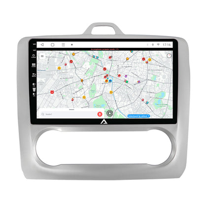 Navigatie Ford Focus MK2 (2004-2011), Clima Automata, Android, P-Octacore / 2GB RAM + 32GB ROM, 9 Inch - AD-BGP9002+AD-BGRKIT117