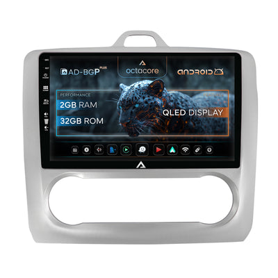 Navigatie Ford Focus MK2 (2004-2011), Clima Automata, Android, P-Octacore / 2GB RAM + 32GB ROM, 9 Inch - AD-BGP9002+AD-BGRKIT117