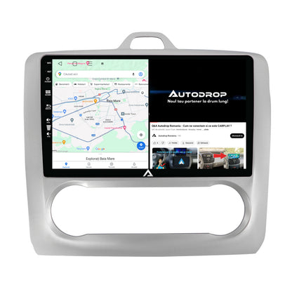 Navigatie Ford Focus MK2 (2004-2011), Clima Automata, Android, P-Octacore / 2GB RAM + 32GB ROM, 9 Inch - AD-BGP9002+AD-BGRKIT117