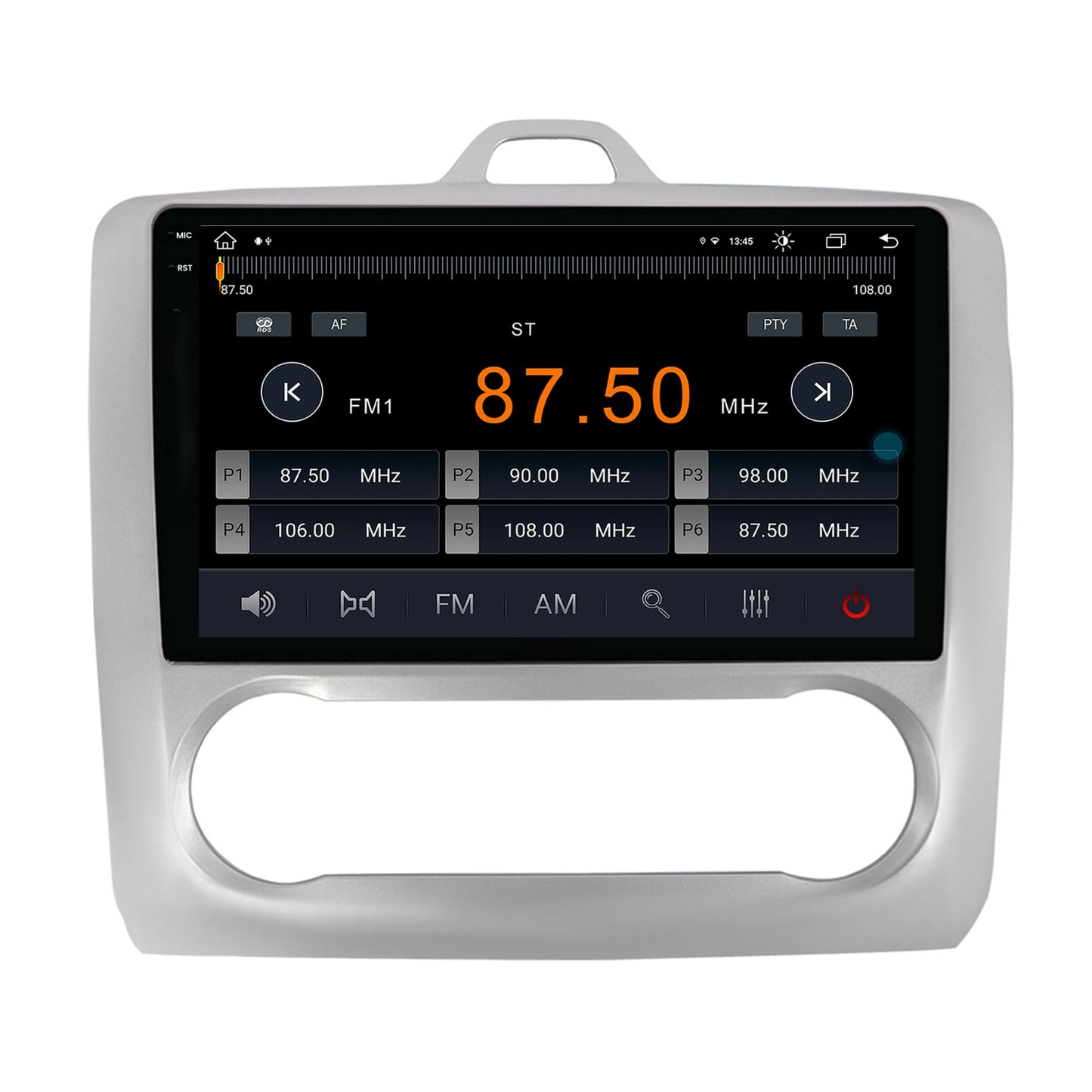 Navigatie Ford Focus MK2 (2004-2011), Clima automata, Android, V-Octacore / 4GB RAM + 64GB ROM, 9.5 Inch - AD-BGV9004+AD-BGRKIT117