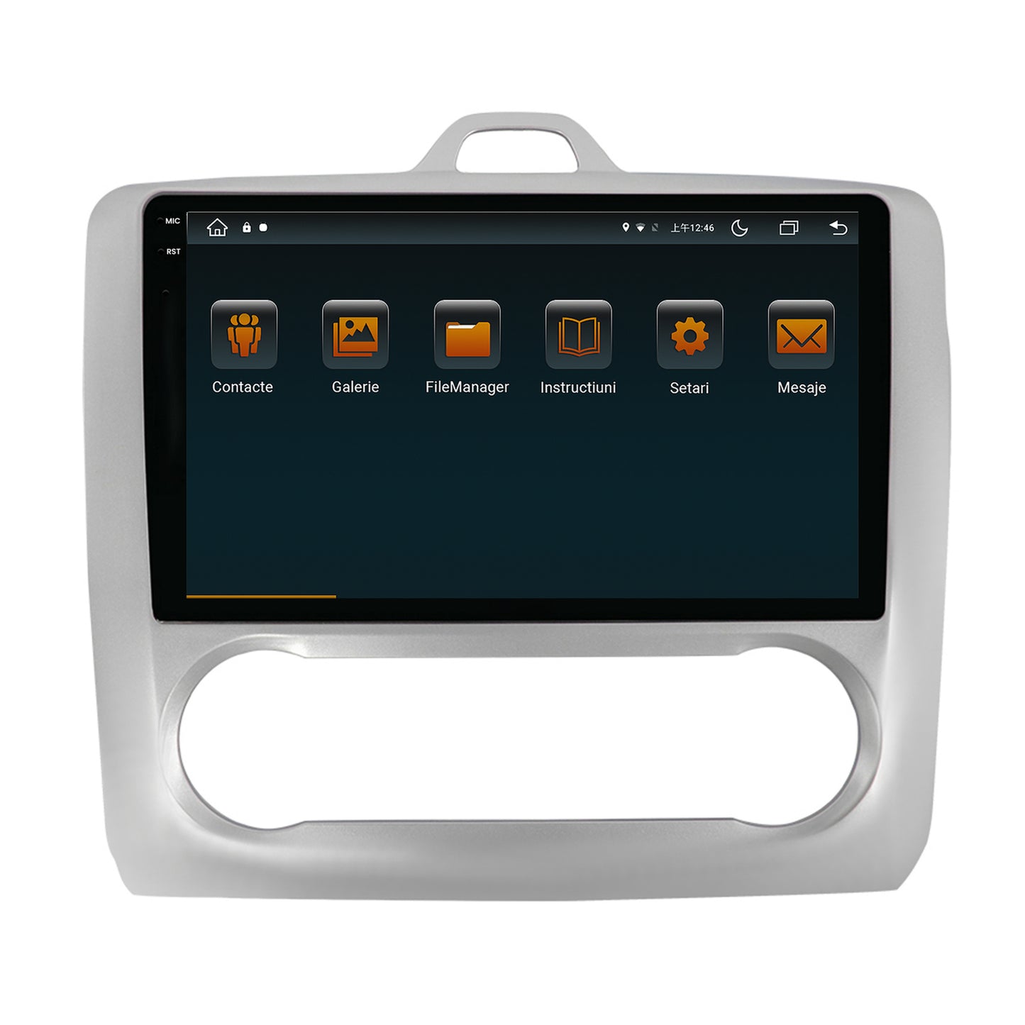 Navigatie Ford Focus MK2 (2004-2011), Clima automata, Android, V-Octacore / 4GB RAM + 64GB ROM, 9.5 Inch - AD-BGV9004+AD-BGRKIT117
