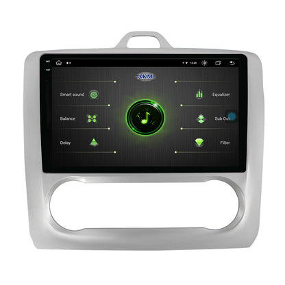Navigatie Ford Focus MK2 (2004-2011), Clima automata, Android, V-Octacore / 4GB RAM + 64GB ROM, 9.5 Inch - AD-BGV9004+AD-BGRKIT117