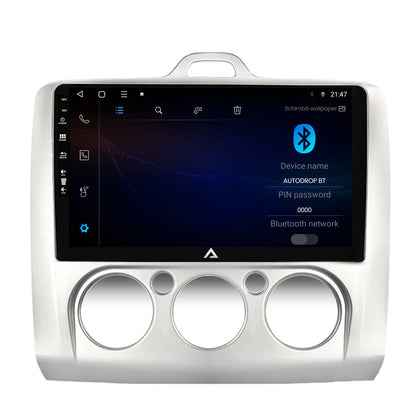 Navigatie Ford Focus MK2 (2004-2011), Clima Manuala, Android, P-Octacore / 2GB RAM + 32 ROM, 9 Inch - AD-BGP9002+AD-BGRKIT112