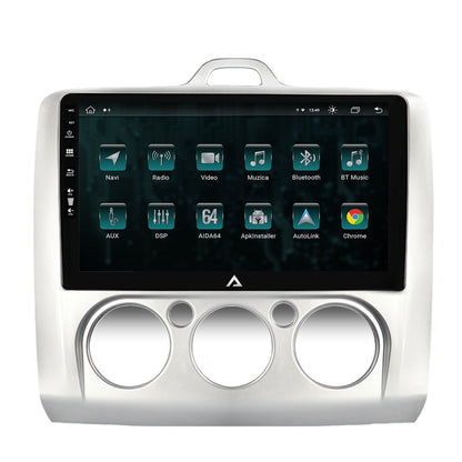 Navigatie Ford Focus MK2 (2004-2011), Clima manuala, Android, Z-Octacore / 8GB RAM + 256GB ROM, 9 Inch - AD-BGZ9008+AD-BGRKIT112