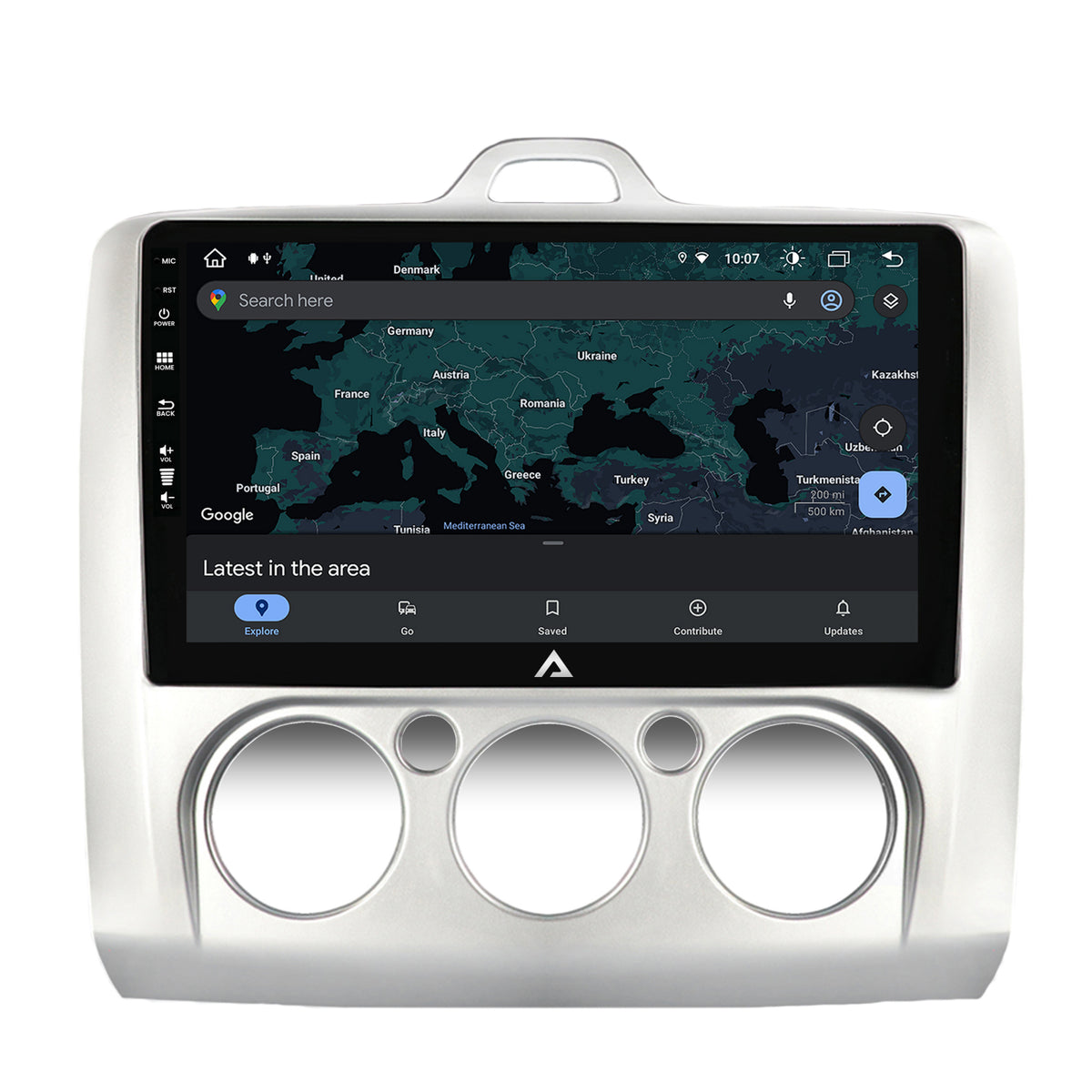 Navigatie Ford Focus MK2 (2004-2011), Clima manuala, Android, Z-Octacore / 8GB RAM + 256GB ROM, 9 Inch - AD-BGZ9008+AD-BGRKIT112
