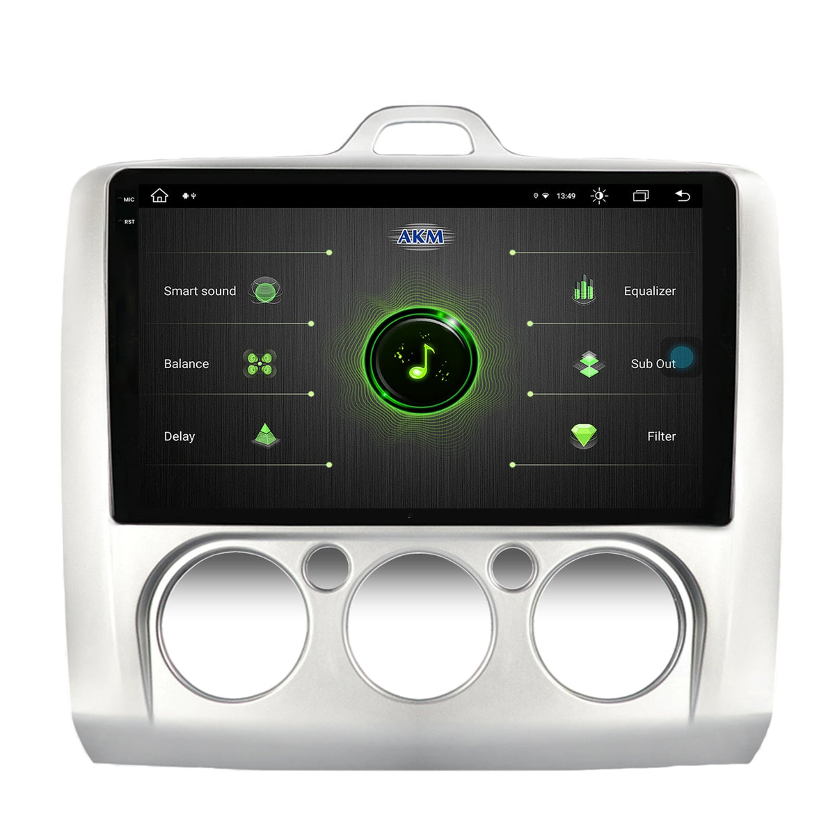 Navigatie Ford Focus MK2 (2004-2011), Clima manuala, Android, X-Octacore / 8GB RAM + 256GB ROM, 9.5 Inch - AD-BGX9008+AD-BGRKIT112