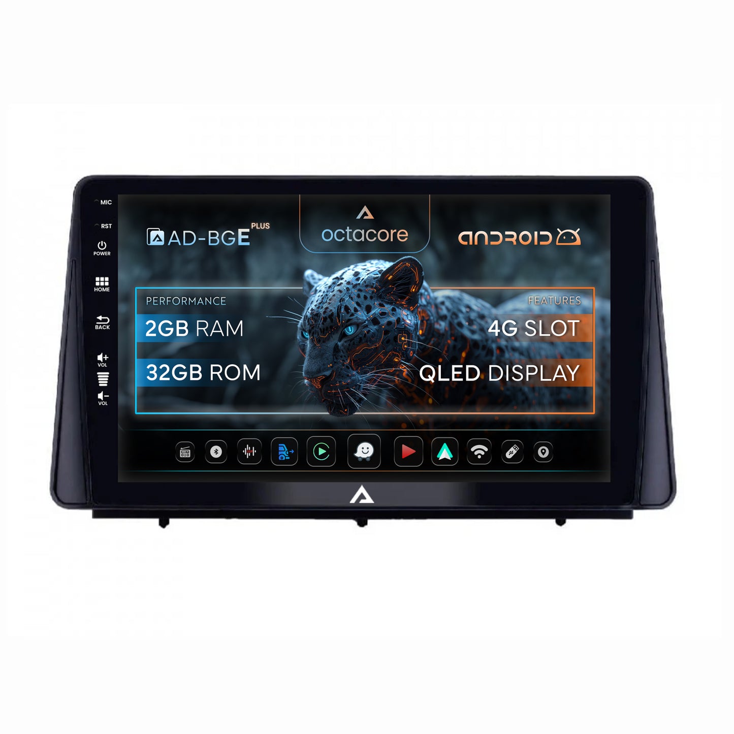 Navigatie Ford Focus MK4 (2019+), Android, E-Octacore / 2GB RAM + 32GB ROM, 10.1 Inch - AD-BGE10002+AD-BGRKIT158