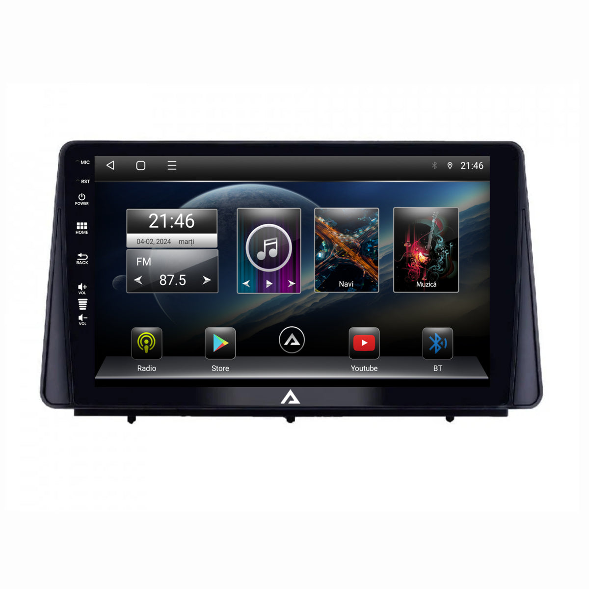 Navigatie Ford Focus MK4 (2019+), Android, P-Octacore / 2GB RAM + 32GB ROM, 10.1 Inch - AD-BGP10002+AD-BGRKIT158