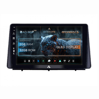 Navigatie Ford Focus MK4 (2019+), Android, P-Octacore / 2GB RAM + 32GB ROM, 10.1 Inch - AD-BGP10002+AD-BGRKIT158