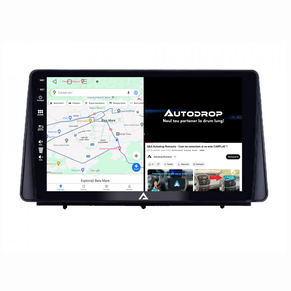 Navigatie Ford Focus MK4 (2019+), Android, P-Octacore / 2GB RAM + 32GB ROM, 10.1 Inch - AD-BGP10002+AD-BGRKIT158