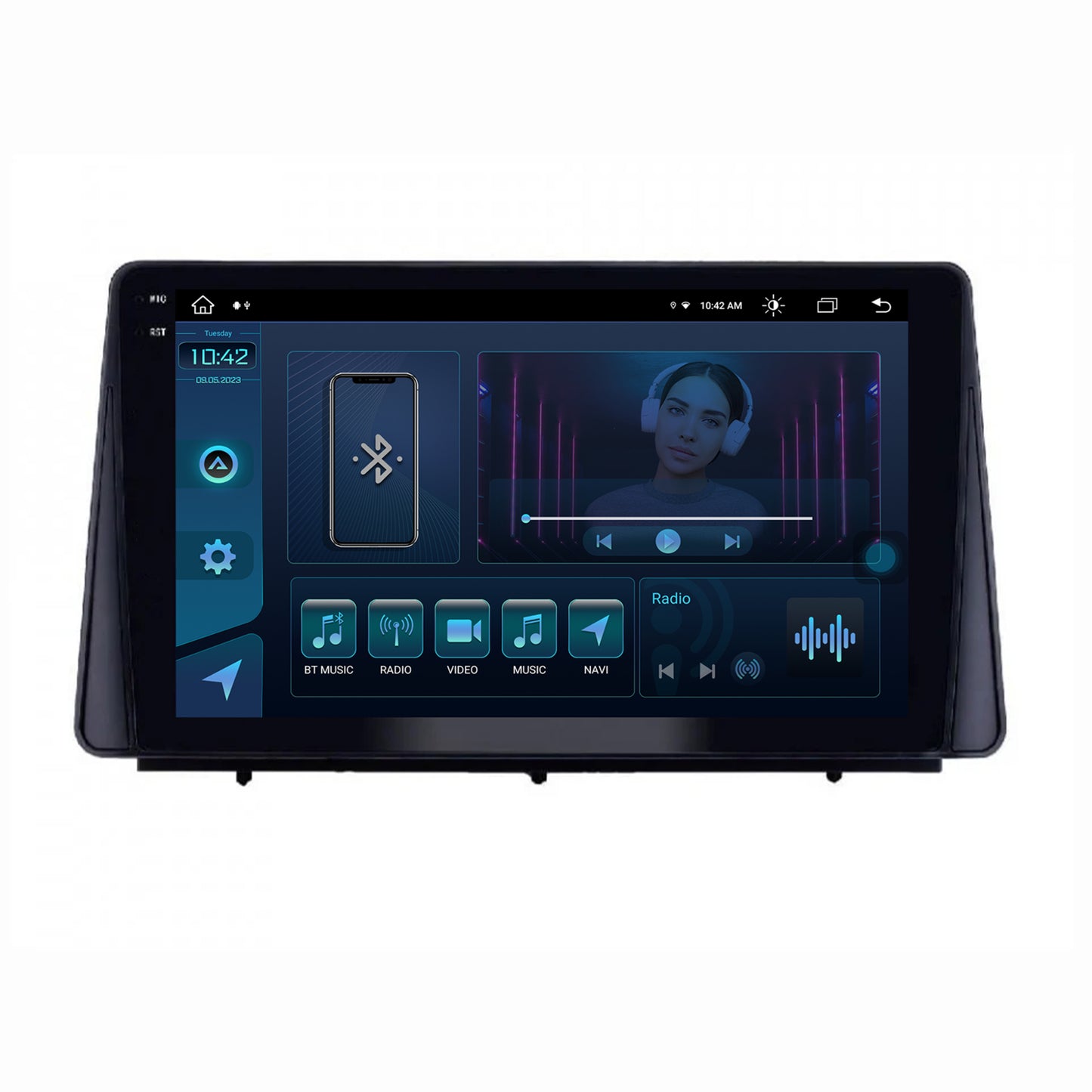 Navigatie Ford Focus MK4 (2019+), Android, X-Octacore / 8GB RAM + 256GB ROM, 10.36 Inch - AD-BGX10008+AD-BGRKIT158