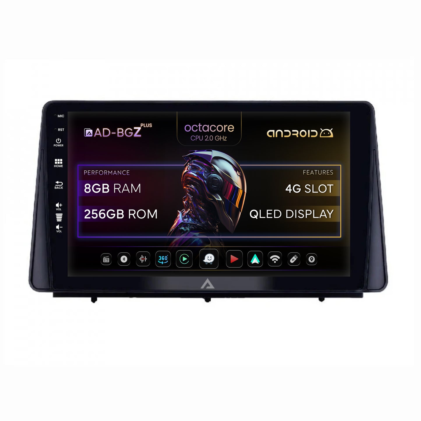 Navigatie Ford Focus MK4 (2019+), Android, Z-Octacore / 8GB RAM + 256GB ROM, 10.1 Inch - AD-BGZ10008+AD-BGRKIT158
