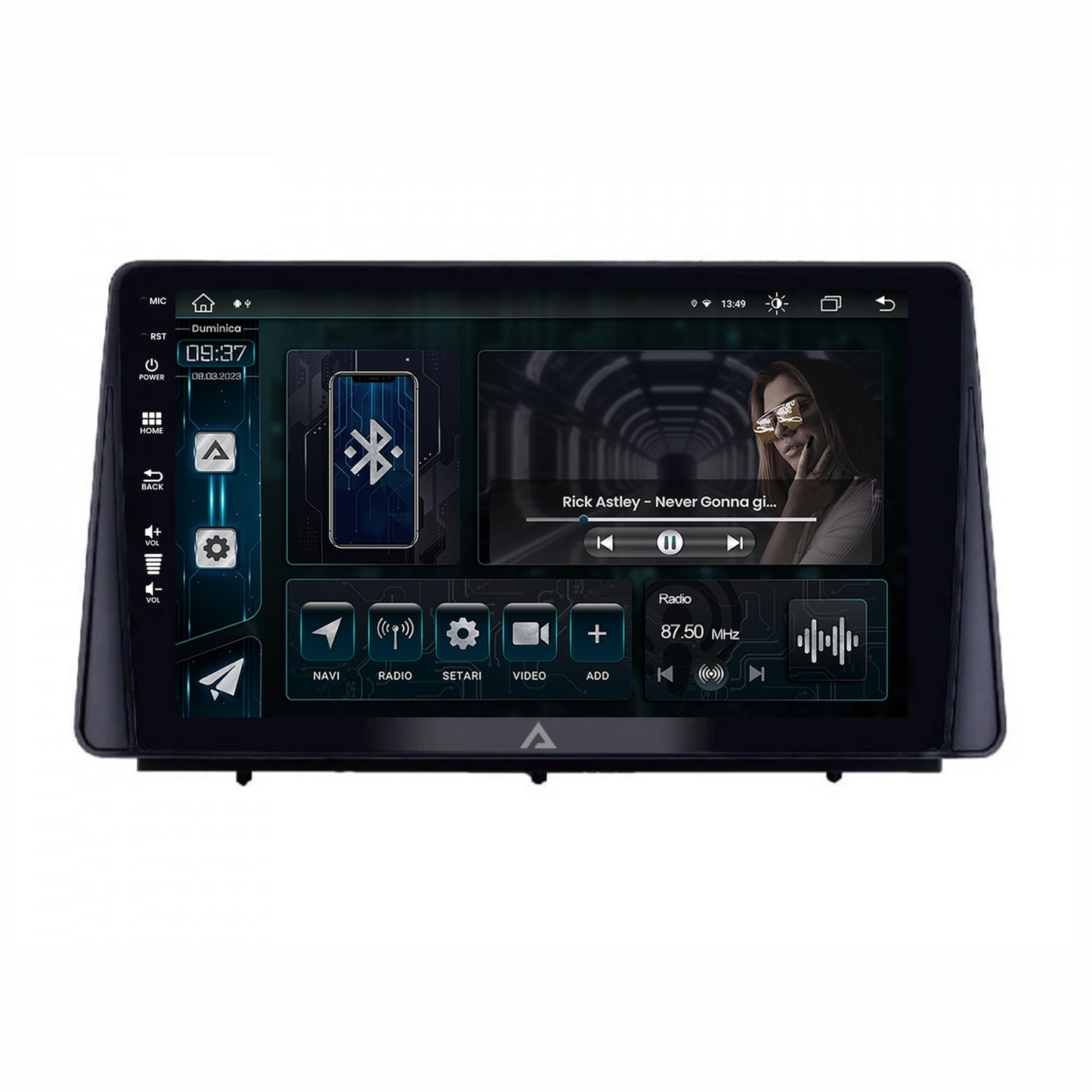 Navigatie Ford Focus MK4 (2019+), Android, Z-Octacore / 8GB RAM + 256GB ROM, 10.1 Inch - AD-BGZ10008+AD-BGRKIT158