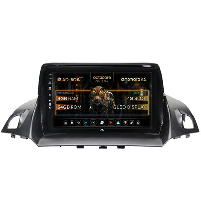 Navigatie Ford Kuga / C-Max (2013-2018), Android, A-Octacore / 4GB RAM + 64GB ROM, 9 Inch - AD-BGA9004+AD-BGRKIT114