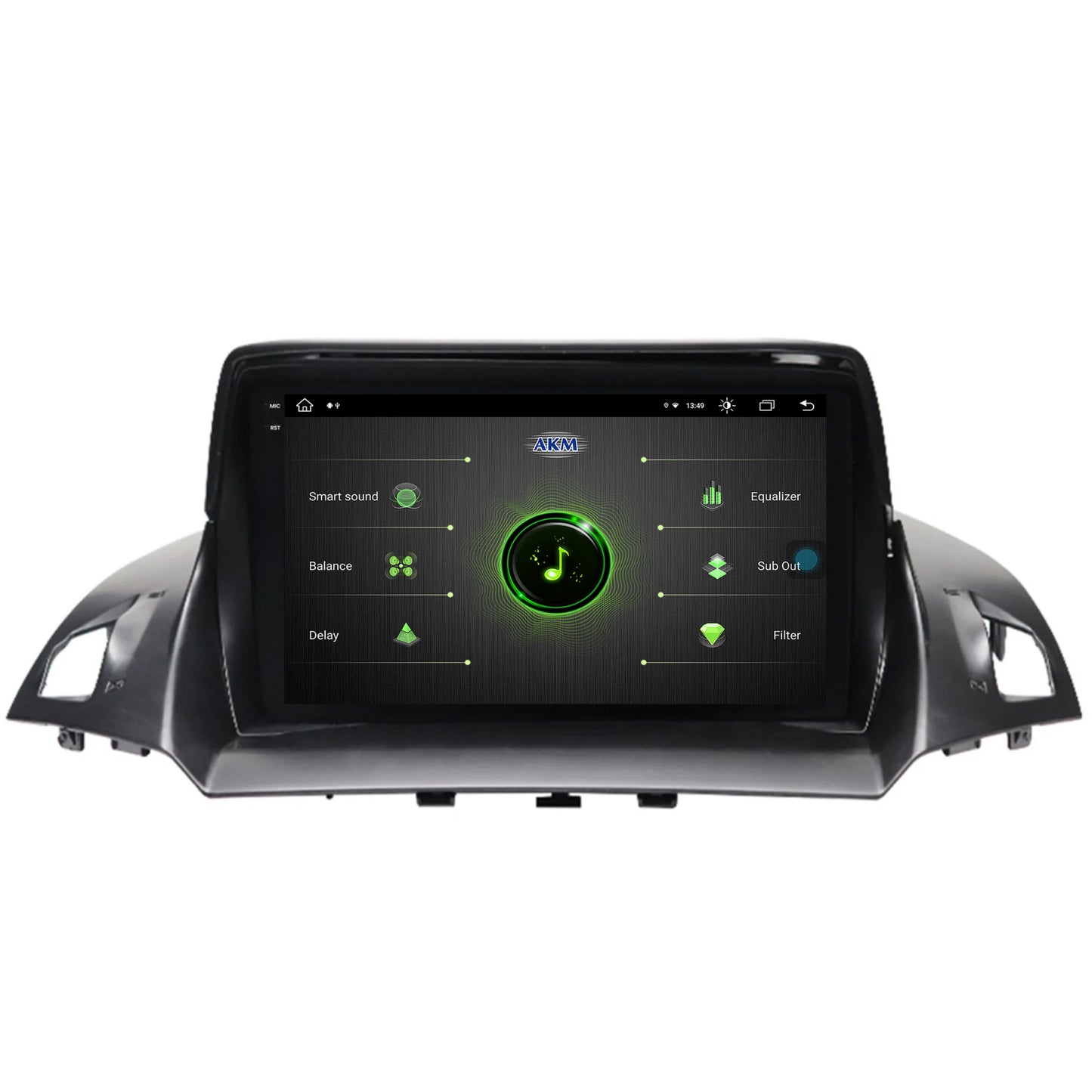 Navigatie Ford Kuga / C-Max (2013-2018), Android, V-Octacore / 4GB RAM + 64GB ROM, 9.5 Inch - AD-BGV9004+AD-BGRKIT114