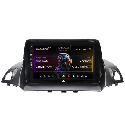 Navigatie Ford Kuga / C-Max (2013-2018), Android, Z-Octacore / 8GB RAM + 256GB ROM, 9 Inch - AD-BGZ9008+AD-BGRKIT114