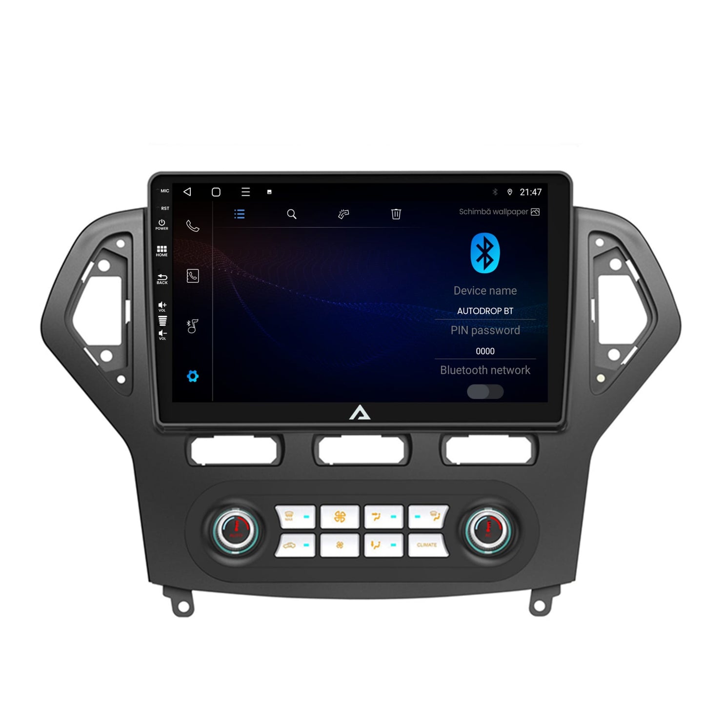 Navigatie Ford Mondeo (2007-2010) Clima Automata, Android, E-Octacore / 2GB RAM + 32GB ROM, 10.1 Inch - AD-BGE10002+AD-BGRKIT127