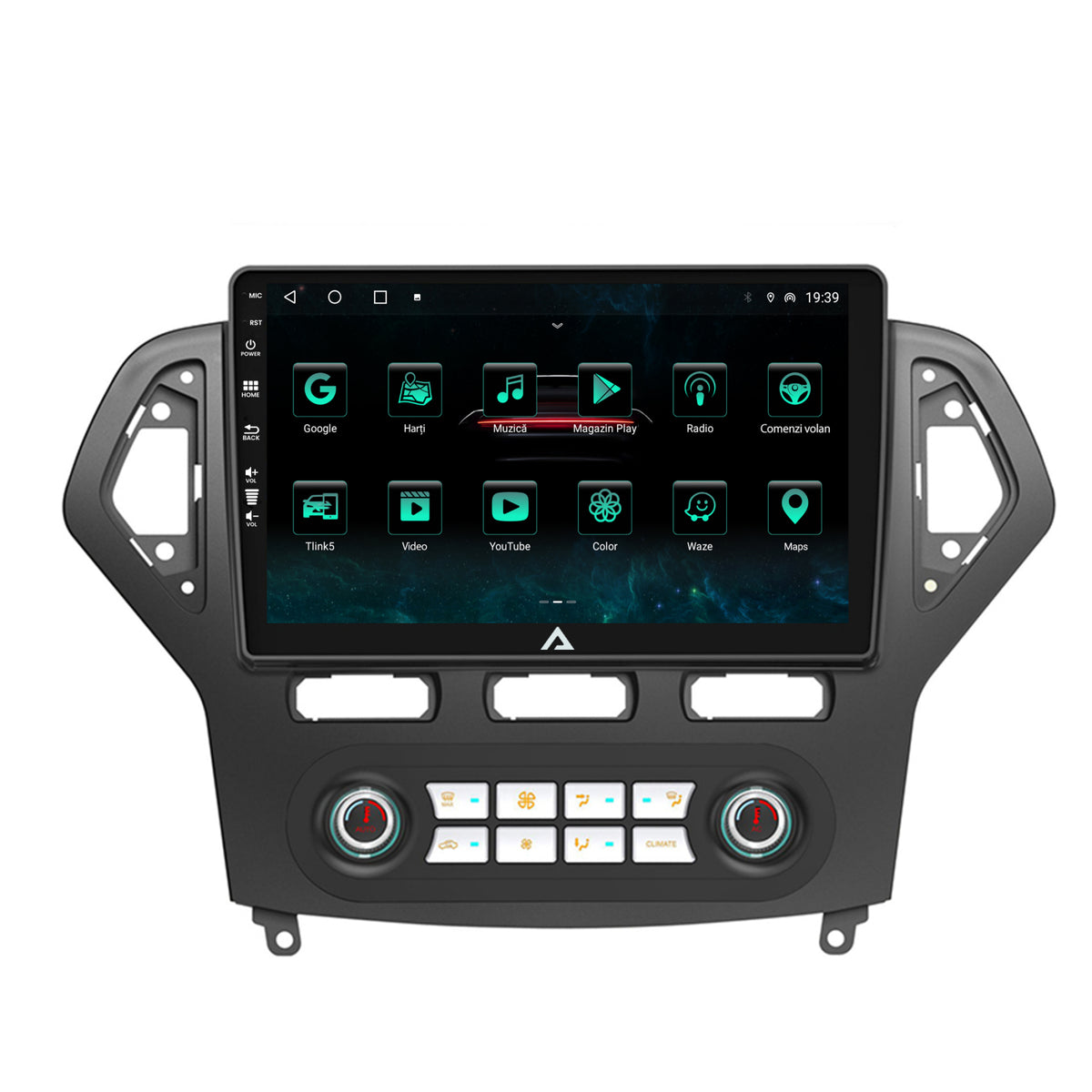 Navigatie Ford Mondeo (2007-2010) Clima Automata, Android, A-Octacore / 4GB RAM + 64GB ROM, 10.1 Inch - AD-BGA10004+AD-BGRKIT127