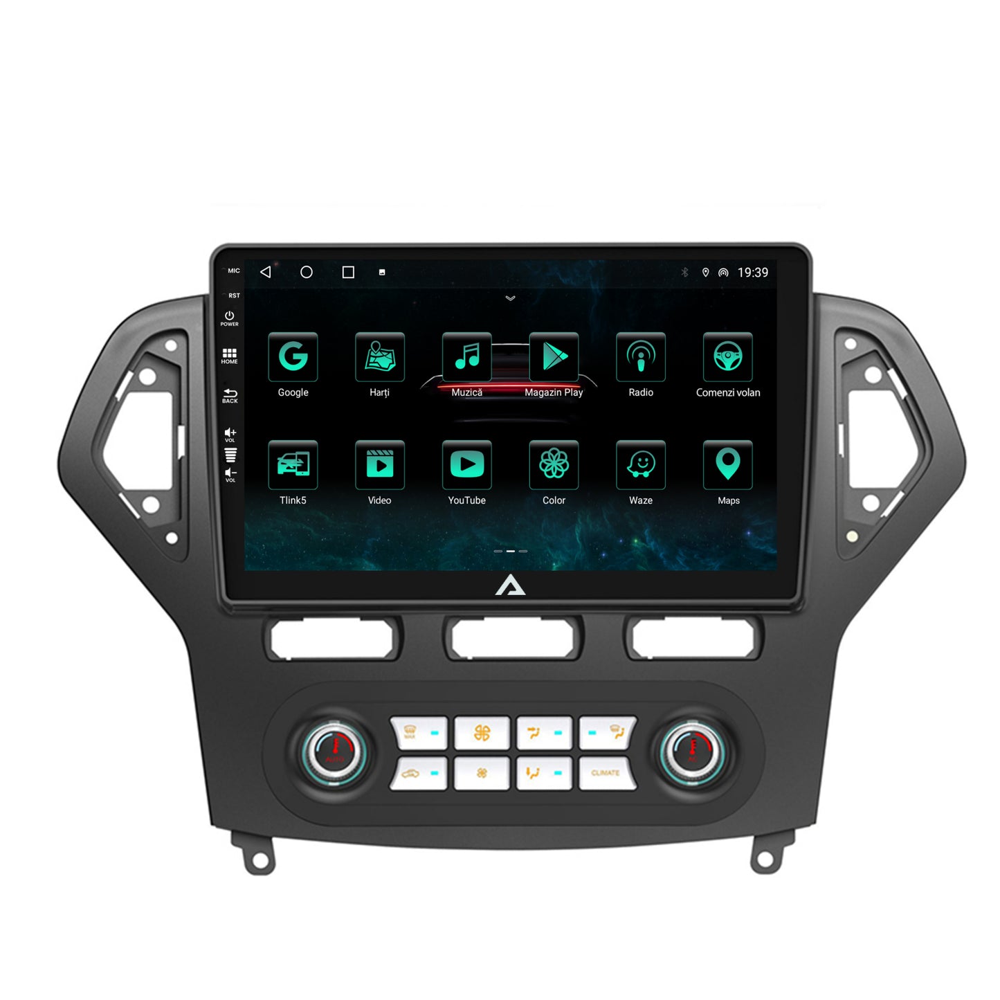 Navigatie Ford Mondeo (2007-2010) Clima Automata, Android, A-Octacore / 4GB RAM + 64GB ROM, 10.1 Inch - AD-BGA10004+AD-BGRKIT127